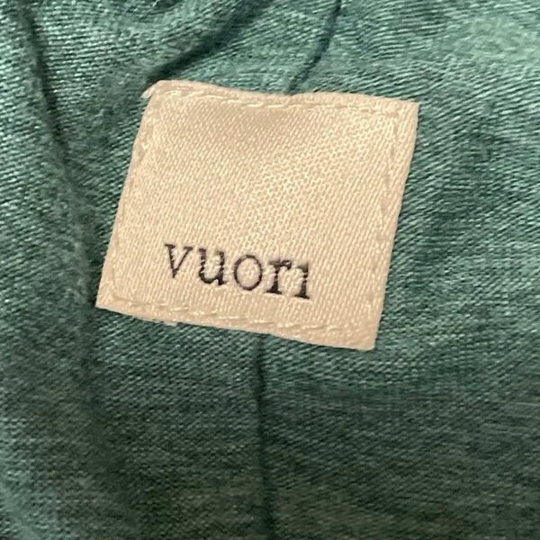 Vuori Lux Women's Green Racerback Sleeveless Drawstring Jogger Jumpsuit Size L - Image 4