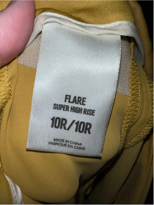 Express Flare Pants Yellow Mustard Work Office Casual 10 - Image 7