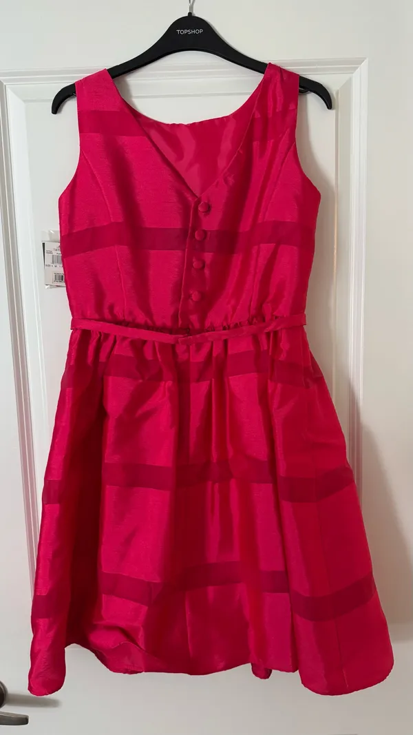 Fuscia Dress Red Size 4 - Image 4