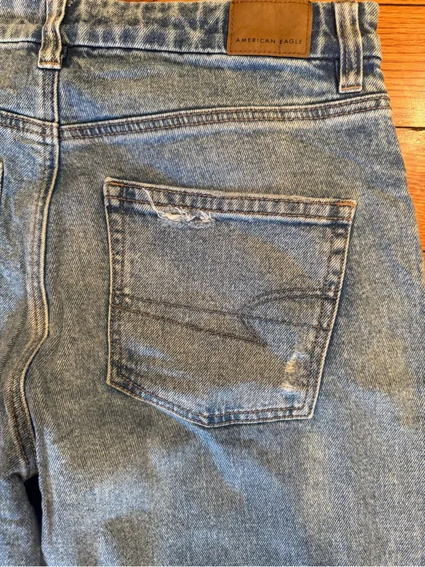 American Eagle Curvy 90s Straight Distressed Jeans - Women's Size 8 - Image 8