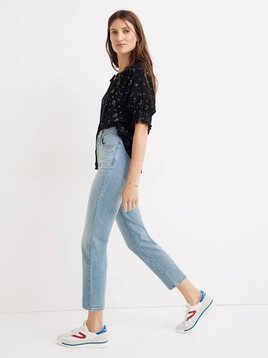Madewell Classic Straight Jeans in Meadowland Wash 31 - Image 13