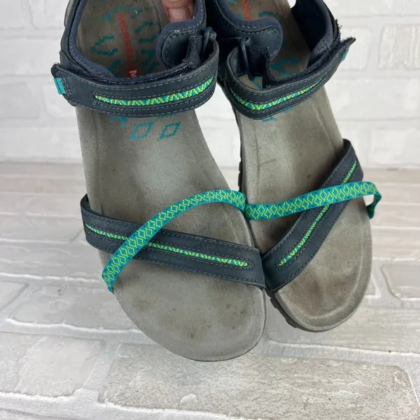 Merrell Terran Cross II Sandals Womens 8 Navy Blue Marine Strappy Casual Travel - Image 15