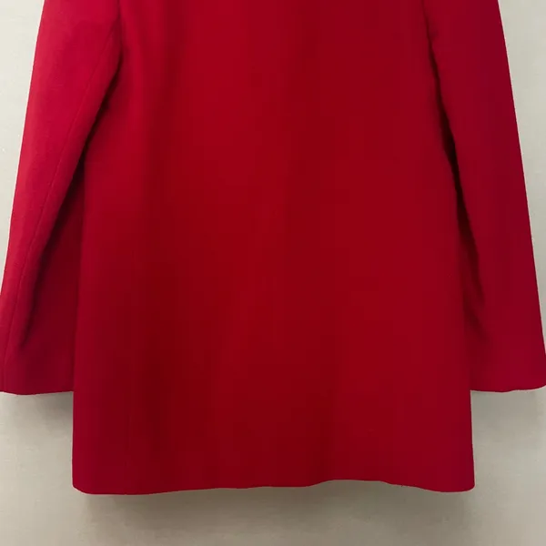 Vintage Saks Fifth Avenue Wool Blazer Nylon Cashmere Red Folio‎ Collection Women - Image 6