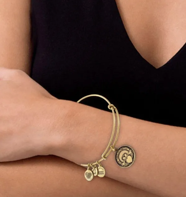 Alex and Ani Claddagh charm bangle bracelet - Image 4