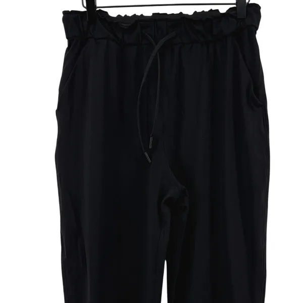 Lululemon Keep‎ Moving Jogger Sweatpants Black Women 8 W5CV4S Luxtreme Pockets - Image 2