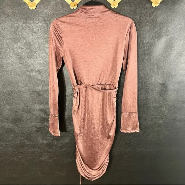 Luana Brown‎ Jersey Ruched Dress Size XS - Image 2