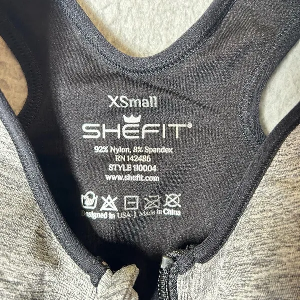 SHEFIT Perfect Lounge Bra Womens‎ XS Gray Low Imapct Everyday Comfortable NEW - Image 6
