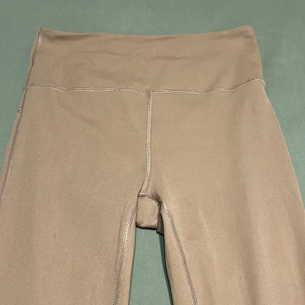 Crz Yoga tan high waisted leggings - Image 3