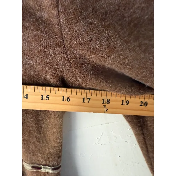 JOHN FASHION Y2k M Brown‎ Knit Sweater Dress Patchwork Forest Fairy Lagen Boho - Image 7