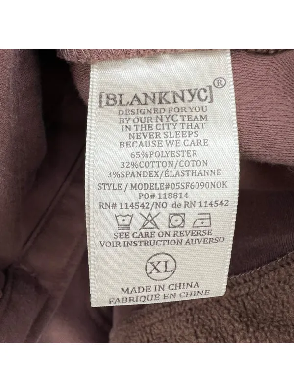 Blanknyc Brown Sherpa Shacket Jacket Size XL Utilitarian Cabincore Minimalist - Image 7