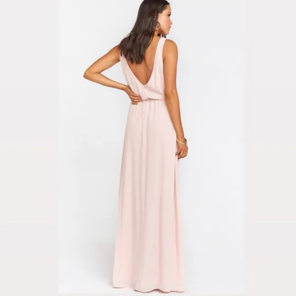 Show Me Your Mumu SMYM Kendall dusty blush maxi dress NEW SMALL - Image 5