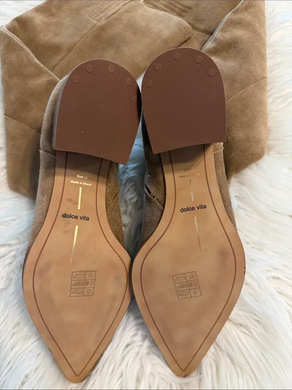 Dolce Vita Suede Knee-High Boots in Camel size 10 BNWOT - Image 4