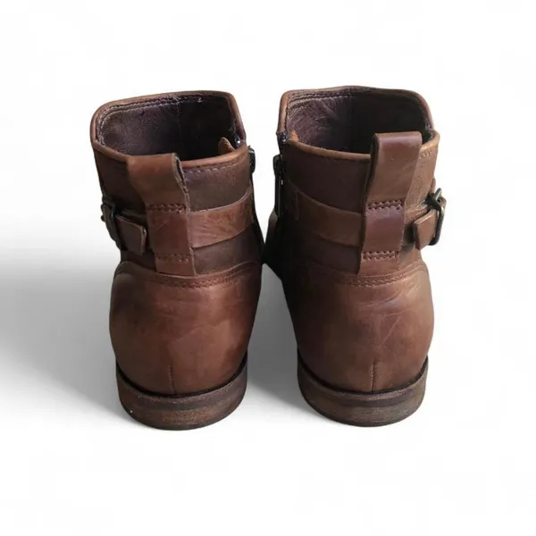 Ugg Australia Womens Size 8 1008677 Demi Chestnut Side Zip Ankle Boots Shoes - Image 4
