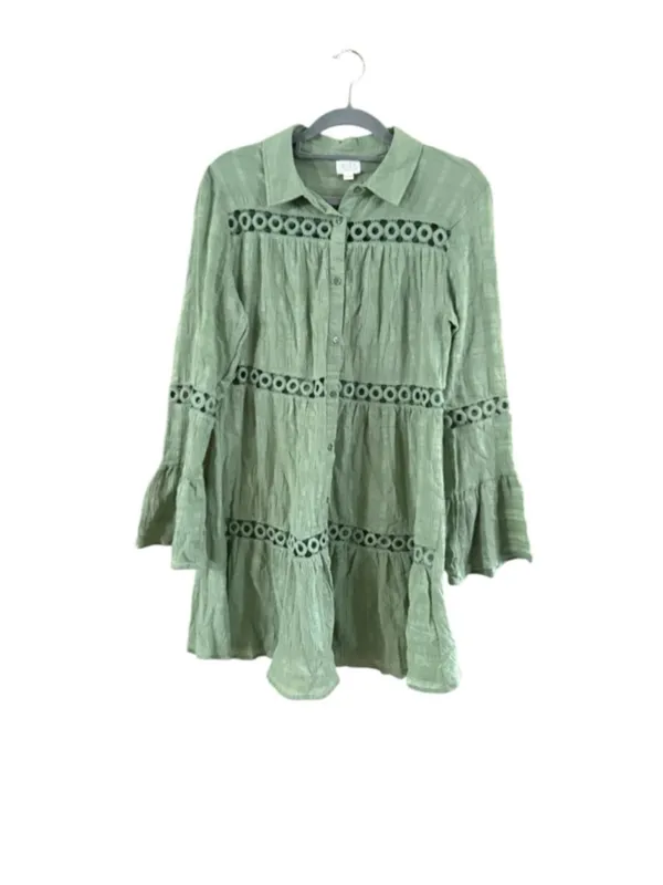 Women's Ibiza Anne Cole Green Mini Dress S - Image 2