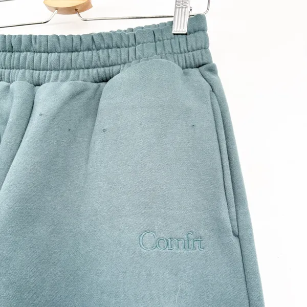 Comfrt Unisex Pine Green Signature Oversized Lounge Cozy Sweatpants Size M - Image 4