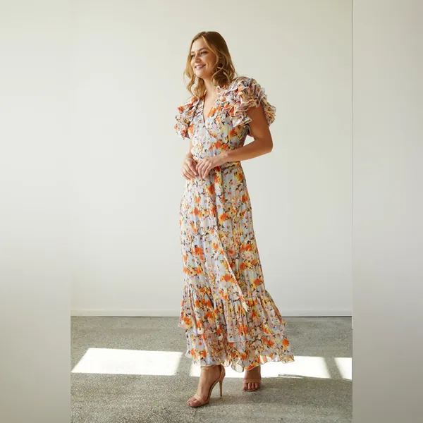 ELLIATT Dorrigo Maxi‎ Wrap Dress - Image 5