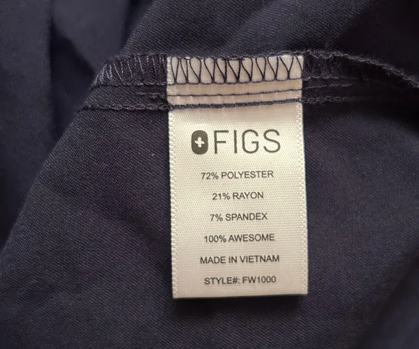 FIGS Catarina One Pocket Scrub Top Size XXL Navy Blue - Image 5