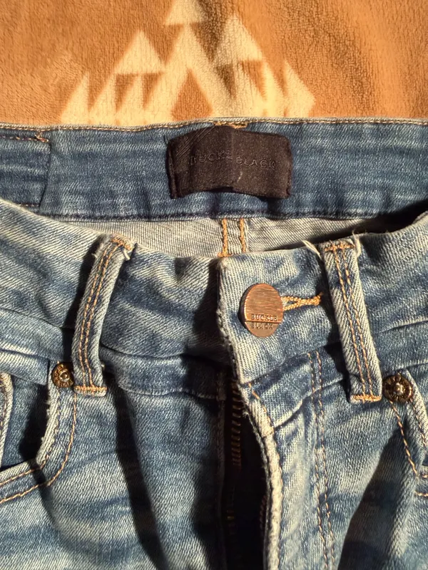 Buckle Black Bootcut Jeans - Image 2