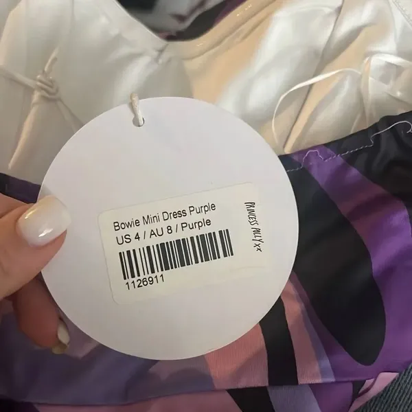 ✨Princess Polly Bowie Mini Sz 4 Dress Purple✨ - Image 8