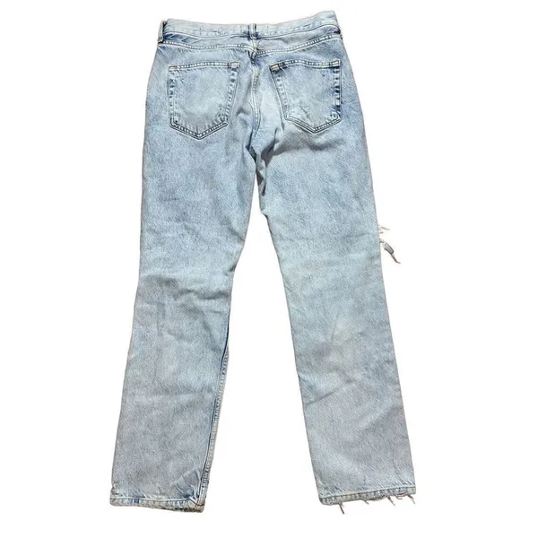 Zara The Truth Slim‎ ripped distressed mid-rise jeans sz 8 - Image 6