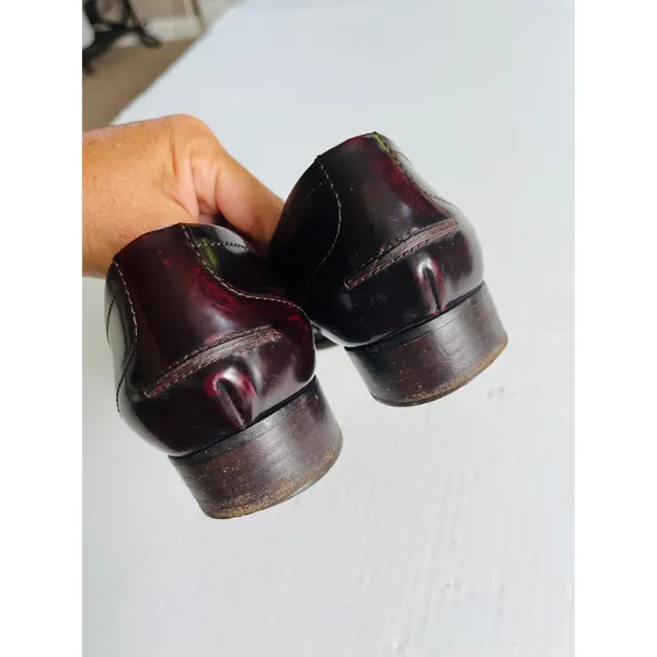Bottega Veneta Sz 35.5 Merlot Astaire Calfskin Leather Slip On Loafer Shoes - Image 6
