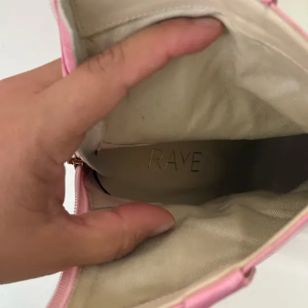 Revolve RAYE Leon faux croc embossed Boot in Pink Pink color size 5.5 - Image 9
