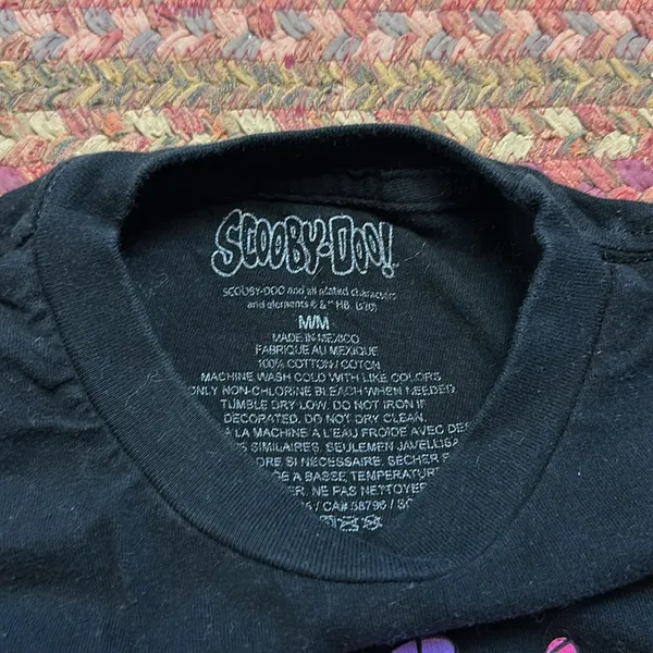 SCOOBY DOO PSYCHADELIC GHOST TEE Black Size M - Image 2
