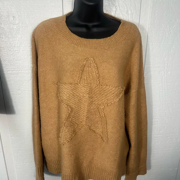 Loved + Adored Women’s Brown Sweater Size Large EUC - Image 3