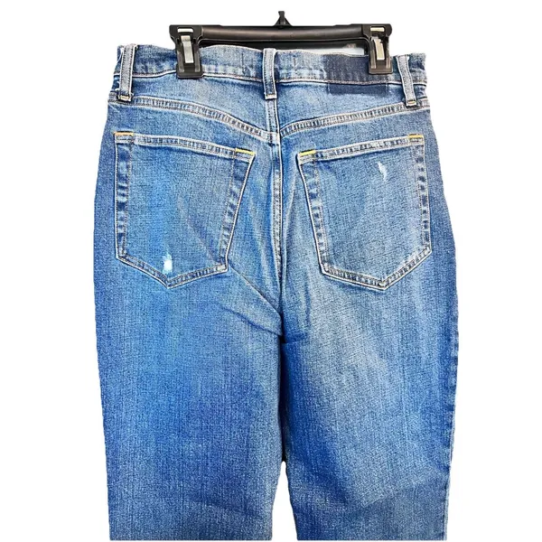 Abercrombie & Fitch The Ankle Straight Ultra High Rise Blue‎ Jeans Women's 28/6L - Image 5