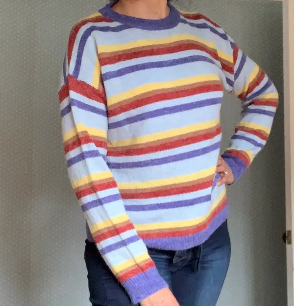Stripped Oversize sweater size M Multi Size M - Image 5