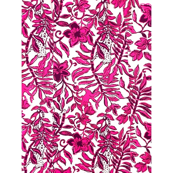 Lilly Pulitzer Mila Dress Size 6 Elderflower Blossom Lil Escape Plan Pink Floral - Image 10