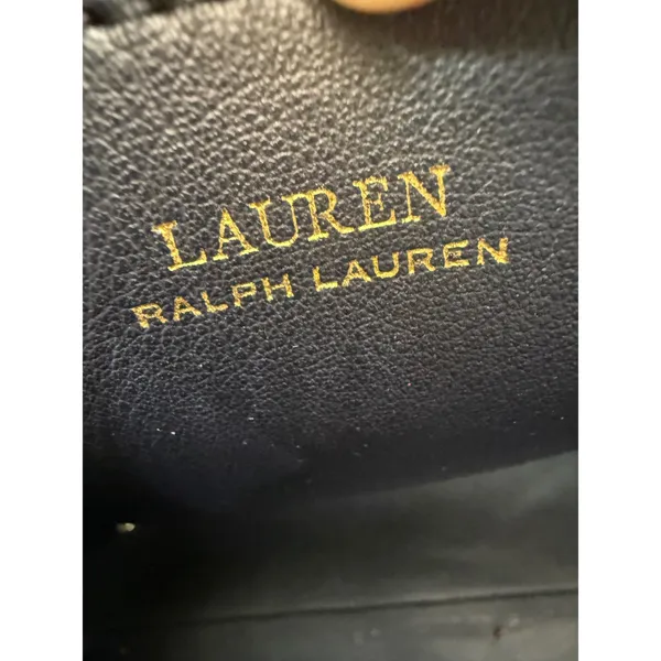 Lauren Ralph Lauren Tote Bag Women OS Blue Red Plaid Faux Leather Quiet Luxury - Image 11