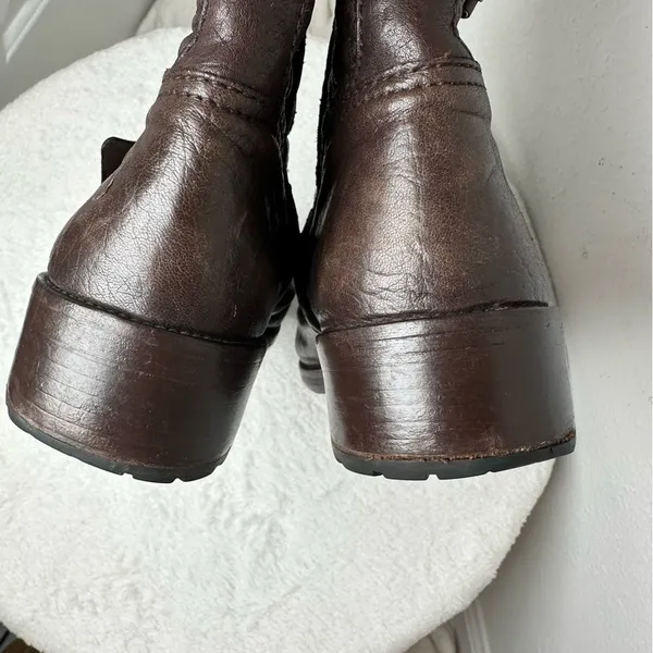 Tory Burch Chrystie Biker Boots Moto Bikercore Quilted Leather - Image 16