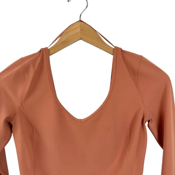 Lululemon Align Long Sleeve Shirt Womens Size 2 Pink Savannah Athletic Yoga Run - Image 4