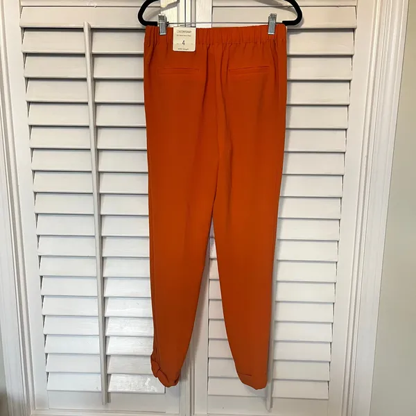 Cato Orange Contemporary Fit‎ Ankle Pants Size 4 - Image 2