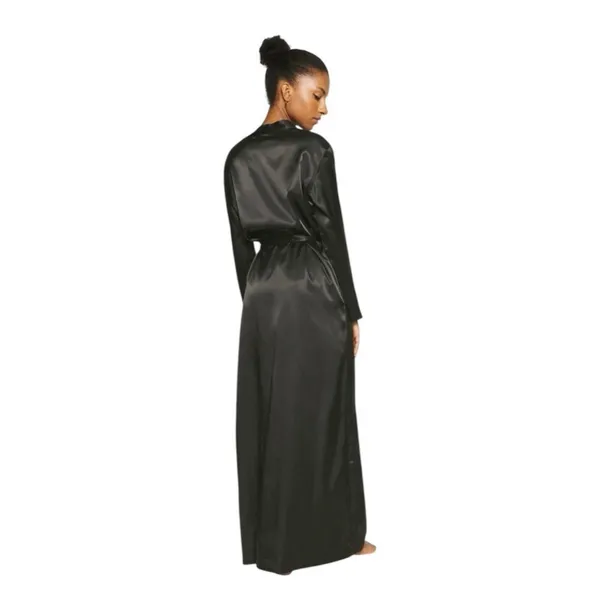 NWT OW Collection Katrina Kimono Duster‎ Robe in Black Sz XS $230 - Image 3