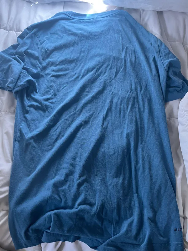 Adidas Blue  Oversized Tee - Image 2