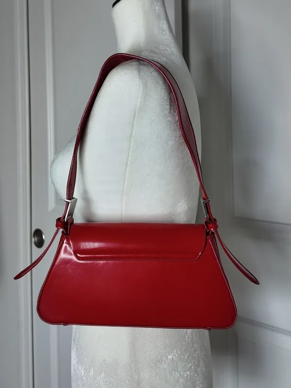 Zara Red Shoulder Bag - Image 2
