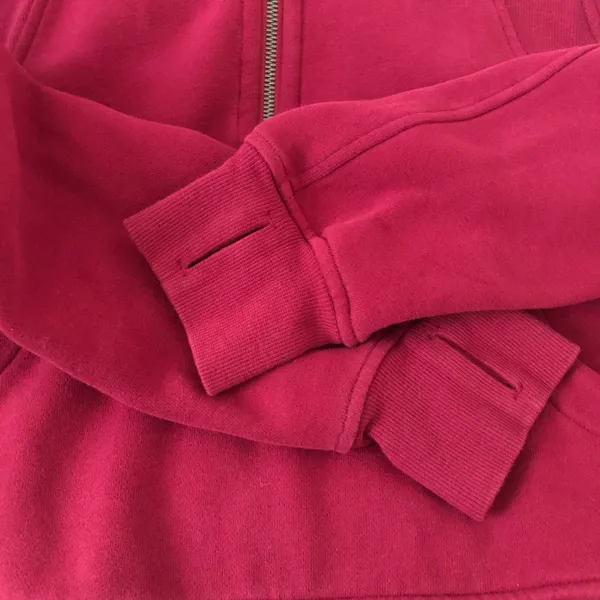Lululemon Scuba Oversized Half-Zip Hoodie Pomegranate M/L - Image 6