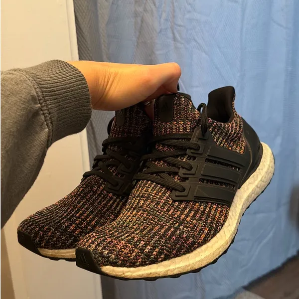 Black Colorful Adidas Ultraboost - Image 3
