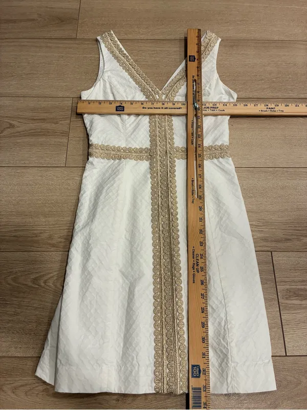 Lilly Pulitzer Women’s Bentley Shift Dress Resort White Size 0 - Image 3