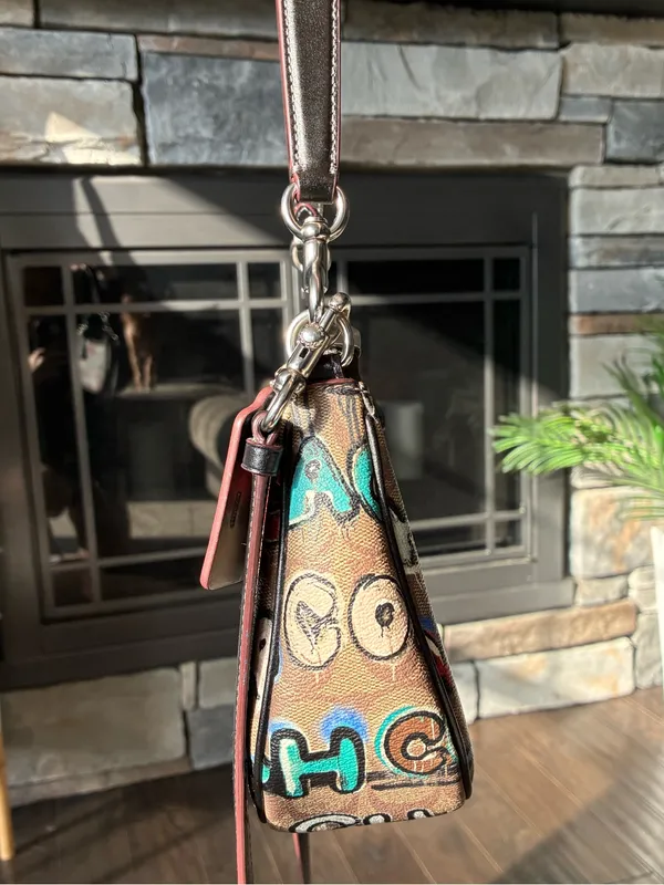 Coach X Mint + Serf Teri Shoulder Crossbody Bag, Graffiti, CM096 - Image 5