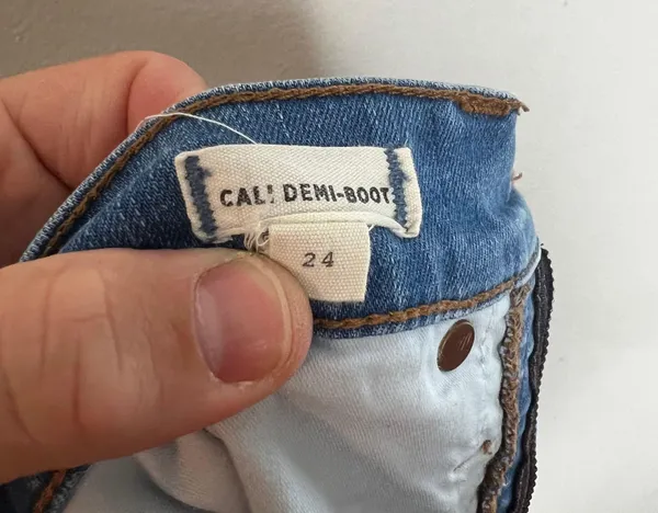 - Cali Demi-Boot Jeans Medium Wash Mini Flare - Image 7