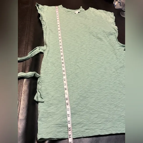J. Crew Teal Tie-Waist Mini Dress size M - Image 10