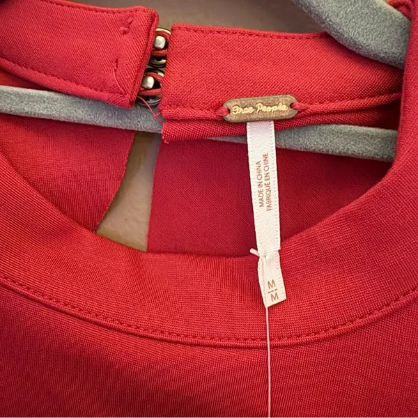 Free People Sweet‎ Talk Mini Dress raspberry pink size medium - Image 6