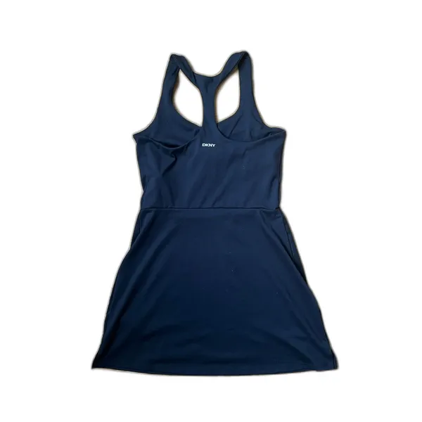 DKNY Sport Athletic Dress Black Racerback Sports Tennis Size Medium Built In Bra - Image 3