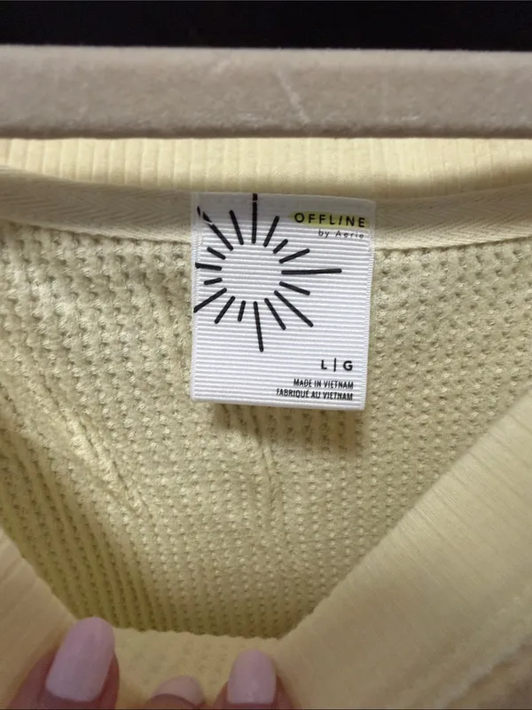 Aerie pale yellow thermal - Image 2