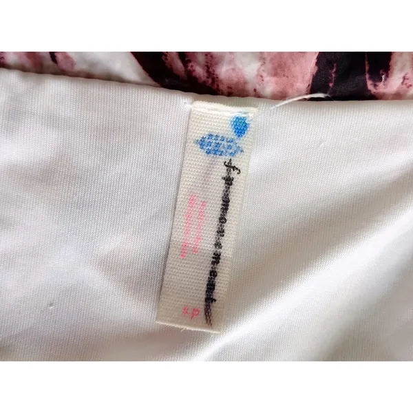 FP Movement Free People Women's Athletic Running Shorts Size S Burgundy Floral - Image 9
