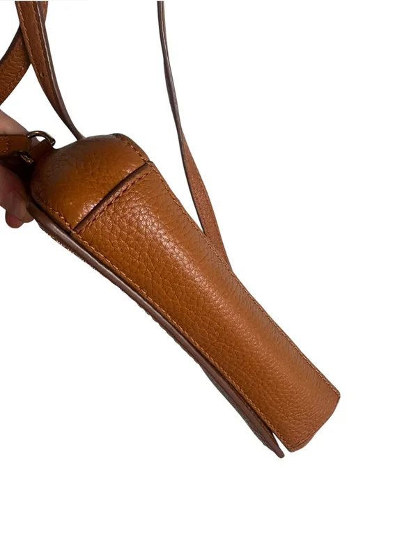 Marc Jacobs Leather Crossbody Bag Cognac - Image 7