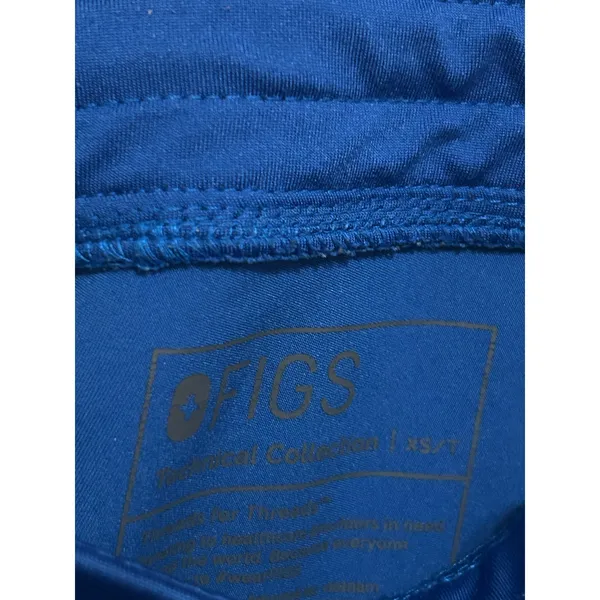 FIGS Women's Size XS Scrub Pants Blue Joggers Stretch Dentist Medical Trousers - Image 7